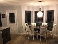 Here is the view looking towards the breakfast area from the new kitchen.